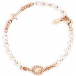 Immagine del Bracciale Rosario Amen in argento e perle donna BRORBZ-M3