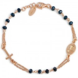 Изображение Браслет Розарий Amen из серебра с кристаллами BRORG3