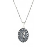 Image of the Amen Our Lady of Guadalupe Medal Necklace CLMAGUN