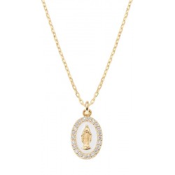 Ожерелье с чудотворной медалью Amen для женщин CLMISMGB
