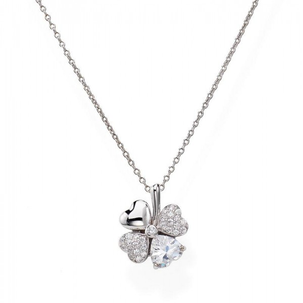 Buy Amen Ladies Necklace Quadricuore CLPQUBB