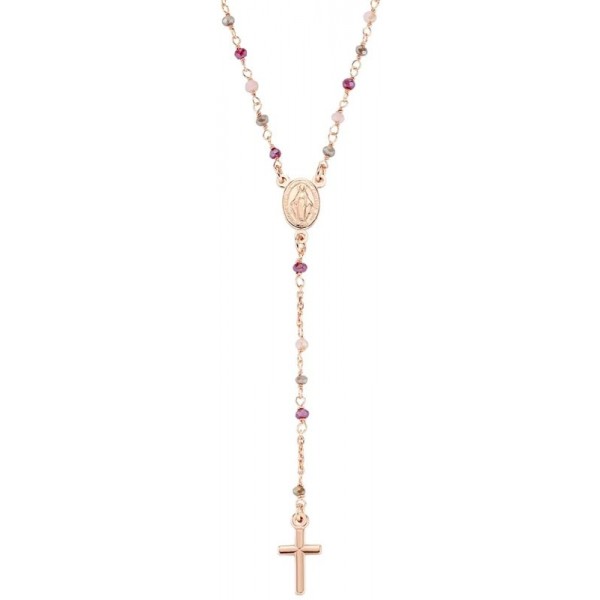 Изображение Ожерелье Розарий Amen из серебра с кристаллами для женщин CRO10RARTO4