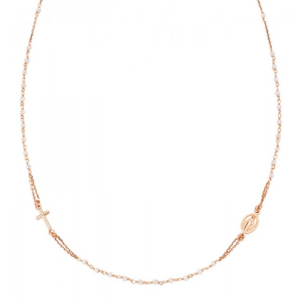 Купить Ожерелье Розарий Amen из серебра с кристаллами для женщин CRO10RBI3