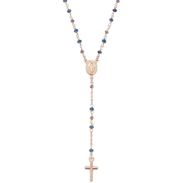 Изображение Ожерелье Розарий Amen из серебра с кристаллами для женщин CRO10RBLTO4