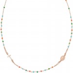 Изображение Ожерелье Розарий Amen из серебра с кристаллами для женщин CRO10RCVT3