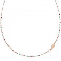 Ожерелье Розарий Amen из серебра с кристаллами для женщин CRO10RRRV3