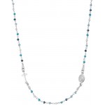 Bild der Amen Rosenkranz Kette aus Silber mit Kristallen für Damen CRO25BMUB3