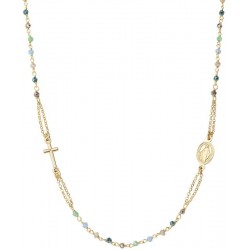 Ожерелье Розарий Amen из серебра с кристаллами для женщин CRO25GMUV3