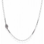 Image du Collier Chapelet Amen en argent et perles femme CROBBZ-M3