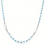 Bild der Amen Rosenkranz Kette aus Silber mit Kristallen CROBC3