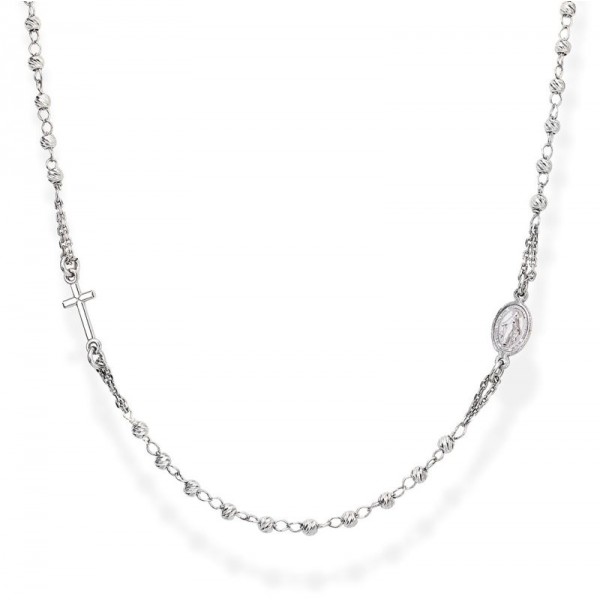 Купить Ожерелье Розарий Amen из серебра CROBD3