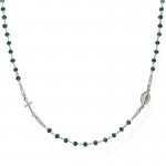 Acquistare Collana Rosario Amen in argento con cristalli CROBVB3