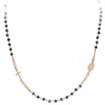Image du Collier Chapelet Amen en argent avec cristaux CRORG3