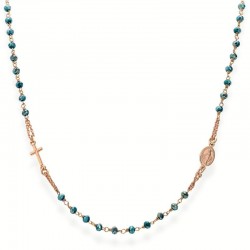 Ожерелье Розарий Amen из серебра с кристаллами CRORP3