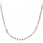 Изображение Ожерелье Розарий Amen из серебра с кристаллами для женщин CRORVI3