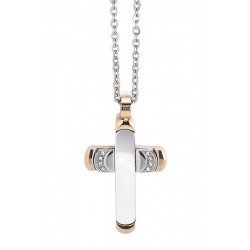 Boccadamo Мужские Ожерелье Man AGR163R Распятие