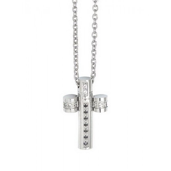 Kaufen Sie Boccadamo Herrenhalskette Man AGR164N Kreuz