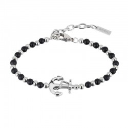 Bracciale Uomo Breil Black Onyx TJ2407 Àncora