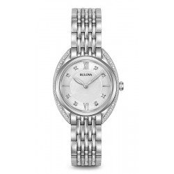 Купить Bulova Женские Часы Curv Diamonds 96R212 Бриллианты Quartz