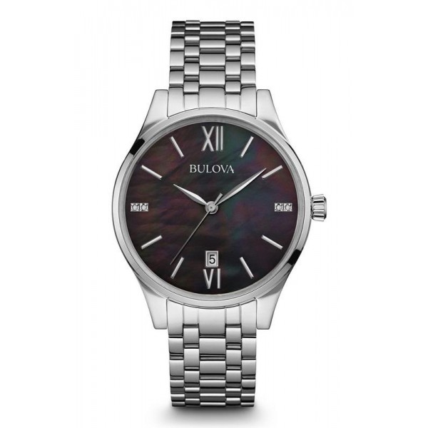 Купить Bulova Женские Часы Diamonds 96S162 Бриллианты Перламутр