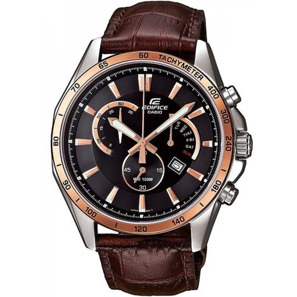 Купить Casio Edifice Мужские Часы EFR-510L-5AVEF Хронограф