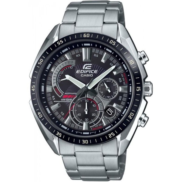Купить Casio Edifice Мужские Часы EFR-570DB-1AVUEF Хронограф