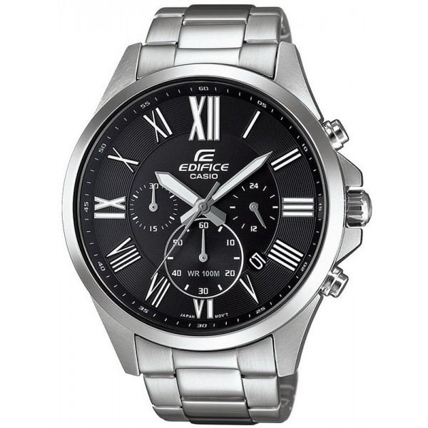 Купить Casio Edifice Мужские Часы EFV-500D-1AVUEF Хронограф
