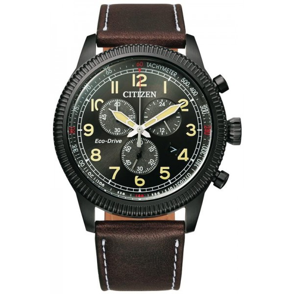Citizen Herrenuhr Aviator Chrono Eco Drive AT2465-18E kaufen