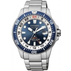 Citizen Мужские Часы Promaster Diver's Eco-Drive Super Титан GMT BJ7111-86L