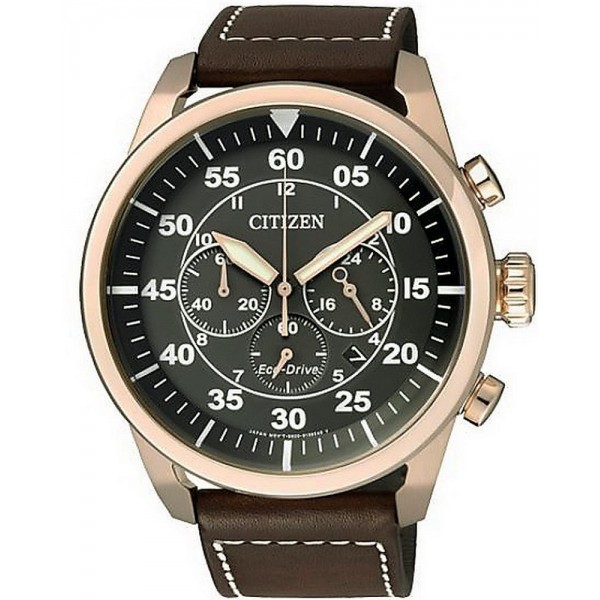 Купить Citizen Мужские Часы Aviator Хроно Eco-Drive CA4213-00E