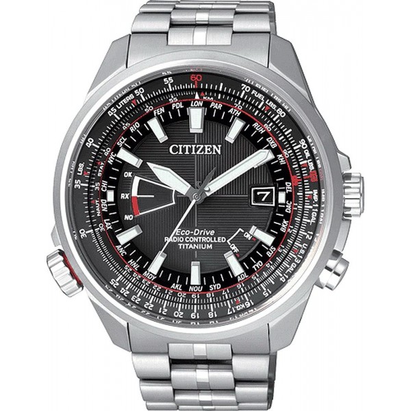 Kaufen Sie Citizen Herrenuhr Pilot Funkuhr Titan Evolution 5 Eco-Drive CB0140-58E