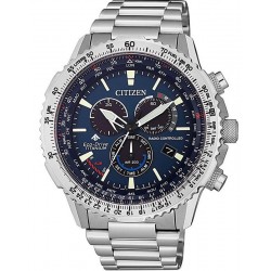 Купить Citizen Мужские Часы Радиоуправляемые Chrono Pilot Super Titanium CB5010-81L