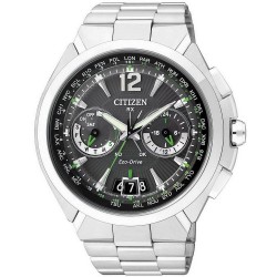 Купить Citizen Мужские Часы Satellite Wave Хроно Eco-Drive CC1090-52F