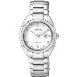 Купить Citizen Женские Часы Eco-Drive EM0310-61B Бриллианты