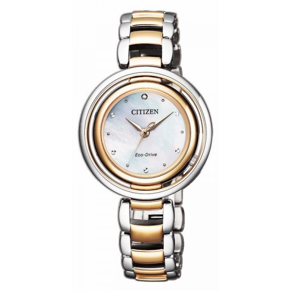 Acquistare Orologio Citizen Donna Lady Eco-Drive EM0666-89D Diamante Madreperla