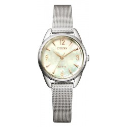 Купить Citizen Женские Часы Lady Eco Drive EM0681-85Y Перламутр