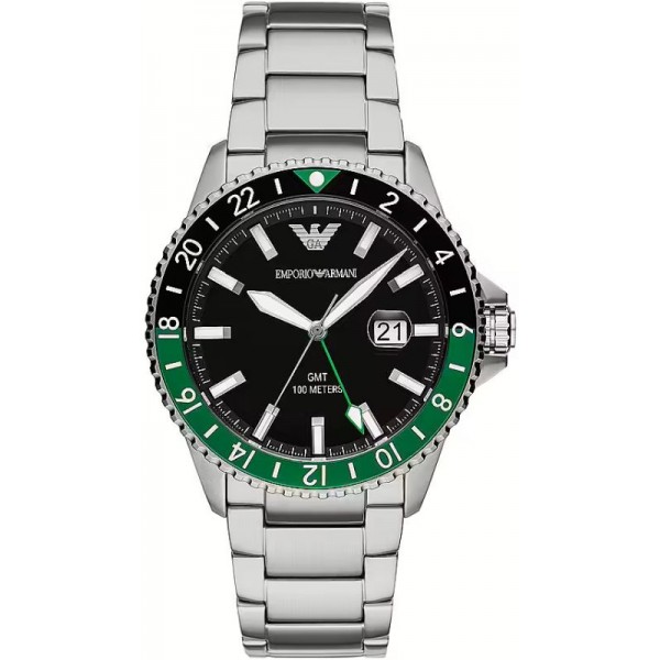 Immagine dell'Orologio in Acciaio Uomo Emporio Armani AR11589 GMT