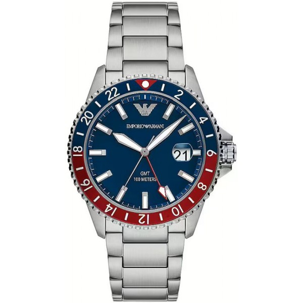Изображение Emporio Armani Мужские Стальные Часы AR11590 GMT