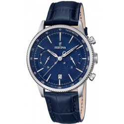 Купить Festina Мужские Часы Retro F16893/2 Кварцевый Хронограф