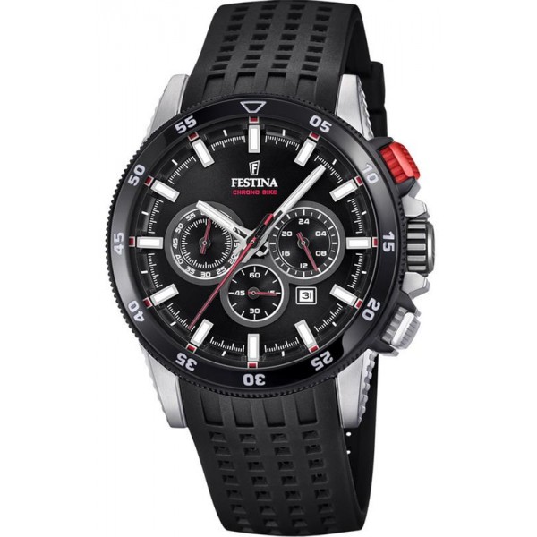 Купить Festina Мужские Часы Chrono Bike F20353/4 Кварцевый Хронограф