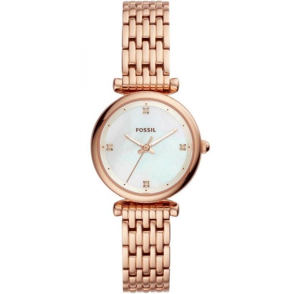 Купить Fossil Женские Часы Carlie Mini ES4429 Перламутр Quartz