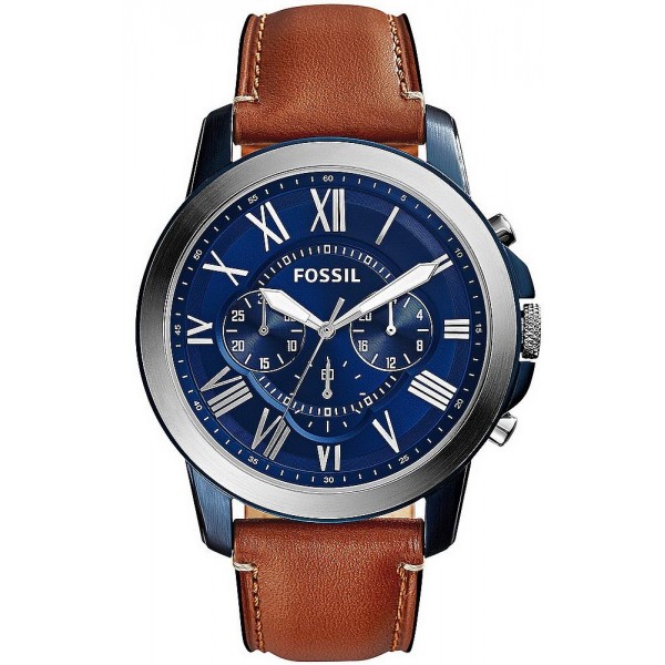 Купить Fossil Мужские Часы Grant FS5151 Кварцевый Хронограф