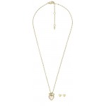 Image of the Fossil Jewelry - Womens Necklace and Earrings - JF04246SET - Heart