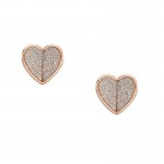Image of Fossil Sadie - Earrings for Women - JF04334791 - Heart
