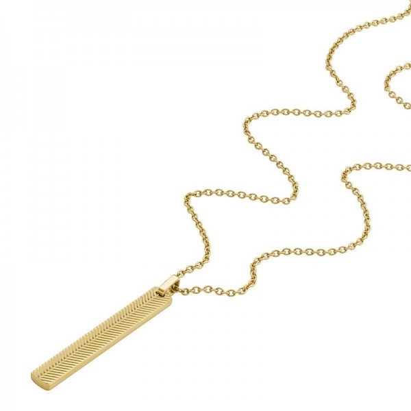 Изображение Fossil Harlow - Мужское Стальное Ожерелье - JF04609710