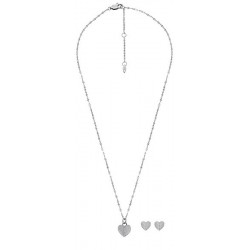 Image of the Fossil Harlow - Womens Necklace and Earrings - JF04669SET - Heart