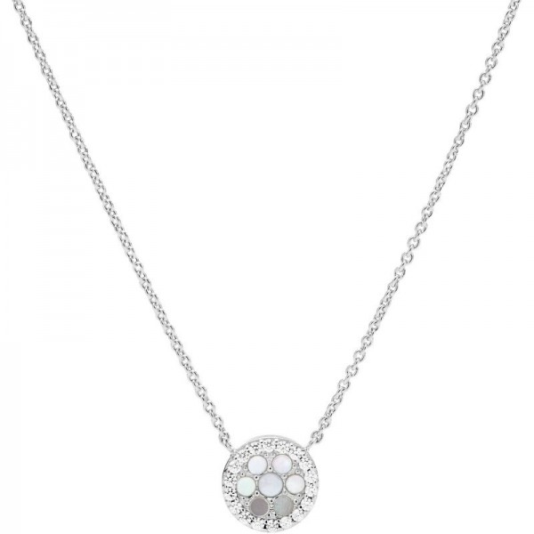 Buy Womens Fossil Necklace Sterling Silver JFS00520040 Mother of Pearl
