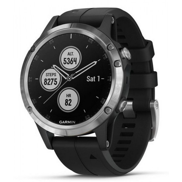 Купить Garmin Мужские Часы Fēnix 5 Plus Glass 010-01988-11 GPS Multisport Smartwatch