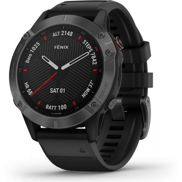 Купить Garmin Мужские Часы Fēnix 6 Sapphire 010-02158-11 GPS Multisport Smartwatch
