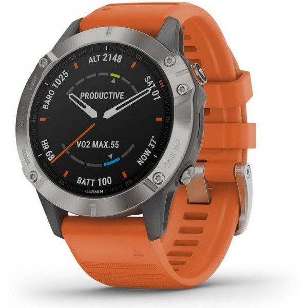 Купить Garmin Мужские Часы Fēnix 6 Sapphire 010-02158-14 GPS Multisport Smartwatch